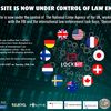 Le message affiché sur les sites du groupe de pirates informatiques LockBit saisis par les forces de l'ordre. (UK NATIONAL CRIME AGENCY)