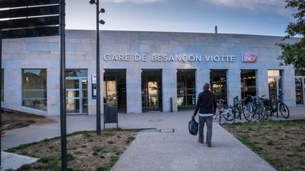 La gare de Besancon, en août 2019.&nbsp; (JEAN-FRANÇOIS FERNANDEZ / FRANCE-BLEU BESANÇON)