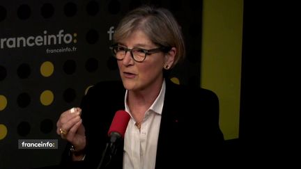 Martine Brousse, présidente de l’association La Voix de l’Enfant, invitée de franceinfo le 5 janvier 2018. (FRANCEINFO / RADIOFRANCE)