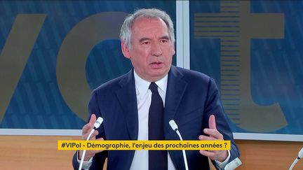 François Bayrou était l'invité de "Votre instant politique" sur franceinfo, le 19 mai 2021. (FRANCEINFO)