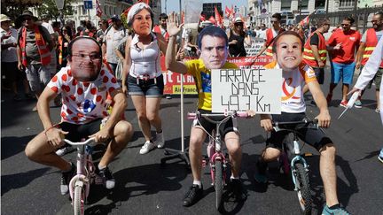 &nbsp; (Manifestants dans le cortège marseillais contre la loi Travail ce 5 juillet© Claude Paris/AP/SIPA)