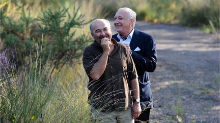 G&eacute;rard Jugnot et Fran&ccedil;ois Berl&eacute;and &agrave; l'affiche d'"Un jour mon p&egrave;re viendra". (GAUMONT DISTRIBUTION)