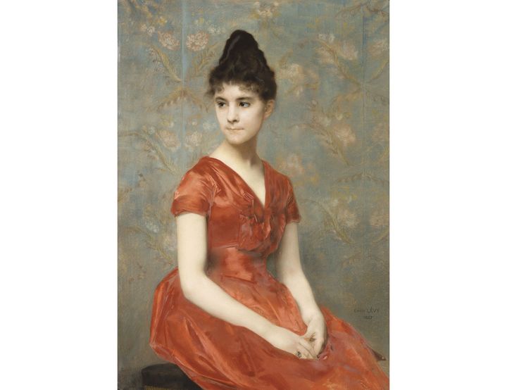 Emile Lévy, "Portrait de Marie de Heredia", en 1887, Musée d'Orsay (© RMN-Grand Palais (Musée d’Orsay) / Hervé Lewandowski)