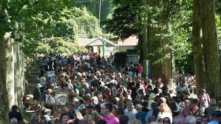 La 17e édition de la Forêt des Livres, à Chanceux-près-Loches (Indres-et-Loire), le 27 août 2012
 (Nivière / Sipa)