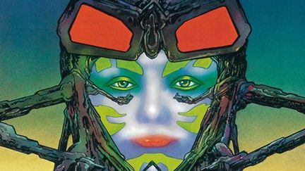 La pochette de la compilation de Cosmic Machine est signée Philippe Druillet.
 (Philippe Druillet/Because Music)