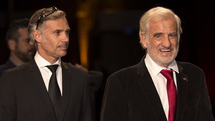 Paul et Jean-Paul Belmondo arrivant à la soirée d'ouverture de Lumière 2015
 (Jean-François Lixon)