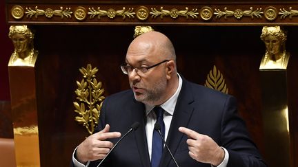 Stéphane Travert, 22 mai 2018 à l'Assemblée nationale. (GERARD JULIEN / AFP)