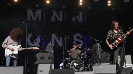 Les Normands de "MNNQNS" (prononcez "Mannequins" à l'anglaise) ont électrisé Rock en Seine vendredi. 
 (Medhi Weber)