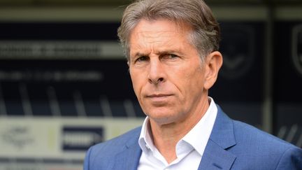 Claude Puel lors du match aller Bordeaux - Saint-Etienne, le 20 octobre 2019. (NICOLAS TUCAT / AFP)