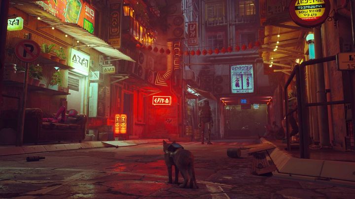 Une image du jeu vidéo "Stray" créé par le studio français Blue Twelve installé à Montpellier. (STRAY.GAME - BLUE TWELVE STUDIO)