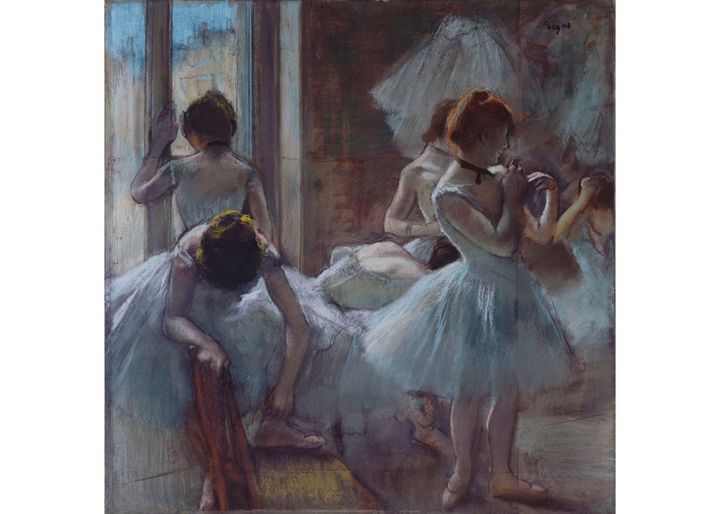 Edgar Degas (1834-1917), Danseuses, entre 1884 et 1885, Pastel sur papier (© Musée d’Orsay, Dist. RMN-Grand Palais / Patrice Schmidt)