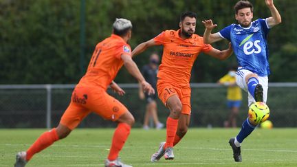 Le match amical entre Strasbourg et Montpellier à l'origine d'un cas de Covid-19 au MHSC (C?DRIC JOUBERT / MAXPPP)