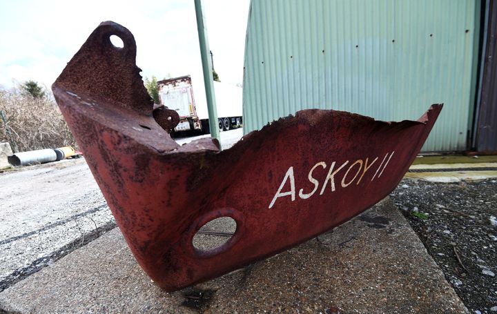 Une partie avant du bateau l'Askoy II
