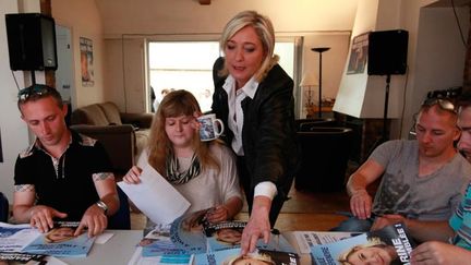 &nbsp; (Marine Le Pen pendant la campagne des législatives de 2012 © MAXPPP)