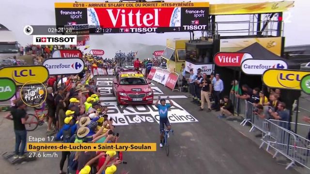 Tour de France : victoire de Nairo Quintana sur la 17e étape