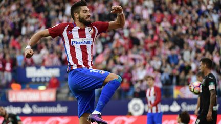 Yannick Carrasco (Atlético Madrid) s'est régalé (PIERRE-PHILIPPE MARCOU / AFP)