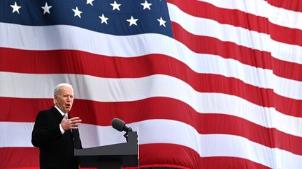 Discours de Joe Biden, 46e Président des Etats-Unis à New Castle (USA),&nbsp; le 19 janvier 2021. (JIM WATSON / AFP)