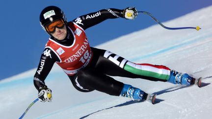 Deuxième victoire en carrière pour Elena Fanchini (JOE KLAMAR / AFP)