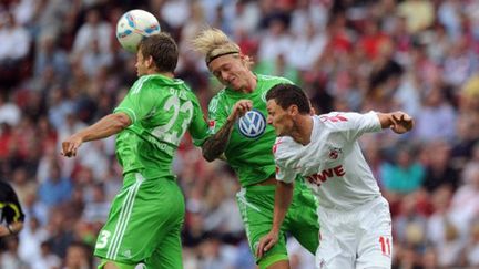 Duel dans les airs lors de Cologne/Wolfsburg