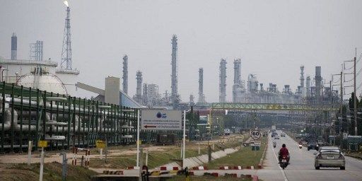 Vue générale de la zone industrielle de Ta Phut, à Rayong, sur la côte est de la Thaïlande, en mars 2010. (AFP PHOTO/FILES/NICOLAS ASFOURI)