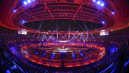 Jean-Michel Jarre a lancé le show final et électrisé le Stade de France.