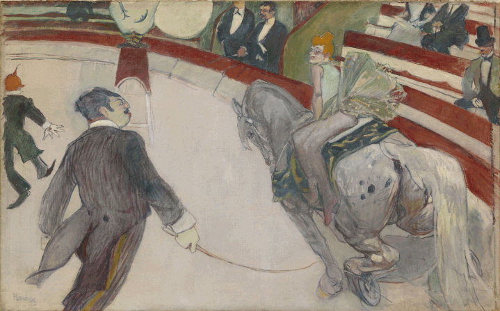 Henri de Toulouse-Lautrec, "Au cirque Fernando : Ecuyère", 1887-1888,&nbsp;Chicago, The Art Institute of Chicago (© The Art Institute of Chicago)