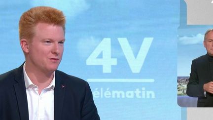 Adrien Quatennens, député LFI du Nord, est l'invité des "4 Vérités" de France 2, mardi 28 mai.