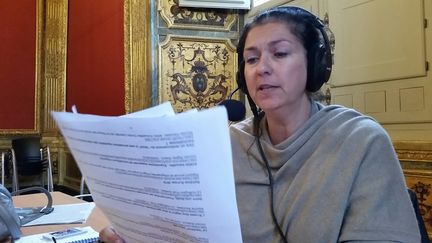 &nbsp; (Nathalie Bourrus au palais de justice de Rennes  © Nicolas Mathias - Radio France)