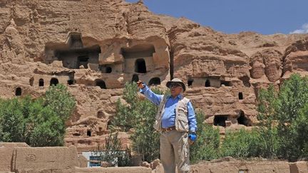 Zemaryalai Tarzi, archéologue français, dirige les fouilles à Bamiyian
 (MASSOUD HOSSAINI / AFP)