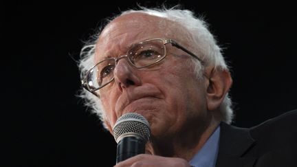 Bernie Sanders, le 26 février 2020, lors d'un meeting à&nbsp;Myrtle Beach, en Caroline du Sud (Etats-Unis).
 (JIM WATSON / AFP)