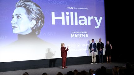 Hillary Clinton lors de la projection du documentaire "Hillary" à New York le 4 mars 2020 (MONICA SCHIPPER / GETTY IMAGES NORTH AMERICA)