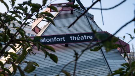 Le théâtre Montfort à Paris (19 novembre 2020) (RICCARDO MILANI / HANS LUCAS / VIA AFP)