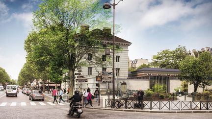 Le projet de nouveau musée de la Libération de Paris, place Denfert-Rochereau
 (Christophe Batard / Agence Artene)