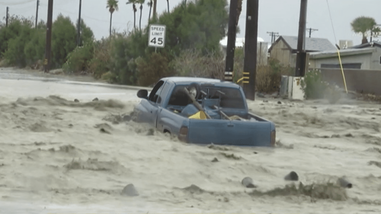 Ouragan Hilary la Californie sous les eaux