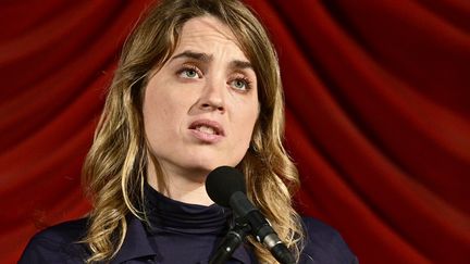 L'actrice Adèle Haenel lors de la première du film "Portrait de la jeune fille en feu", le 24 octobre 2019 au festival international de Vienne (Autriche). (HANS PUNZ / APA-PICTUREDESK / AFP)