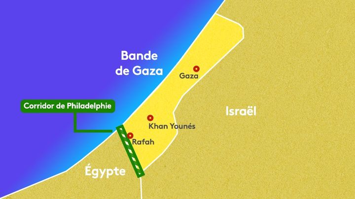 The Philadelphia Corridor is a buffer zone between the Gaza Strip and Egypt.  (Stephanie Berlu / Radio France)