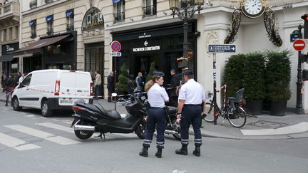 La bijouterie Vacheron Constantin, situ&eacute;e rue de la Paix &agrave; Paris, a &eacute;t&eacute; braqu&eacute;e par une dizaine d'individus le 4 octobre 2013.&nbsp; (MAXPPP)