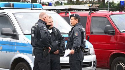 &nbsp; (Une opération de police a permis d'arrêter trois personnes près d'Aix-La-Chapelle © MaxPPP)