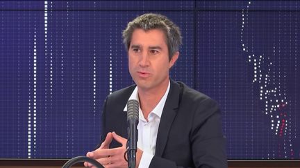 François Ruffin, député La France insoumise de la Somme, était l'invité du "8h30 franceinfo", mercredi 10 juin 2020.&nbsp; (FRANCEINFO / RADIOFRANCE)