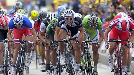 &nbsp; (Le sprinteur allemand Marcel Kittel remporte la quatrième étape du Tour 2014 © Maxppp)