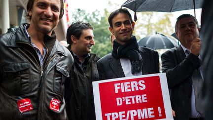 &nbsp; (Manifestation "des Pigeons" devant la congrés du Parti Sociazliste à Toulouse le 26 octobre 2012©)