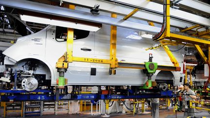 Chaîne de montage de l'utilitaire Master à l'usine Renault de Batilly (Meurthe-et-Moselle) (JEAN-CHRISTOPHE VERHAEGEN / AFP)