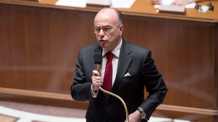 Bernard Cazeneuve &agrave; l'Assembl&eacute;e nationale, le 12 novembre 2014. (VILLARD / SIPA)