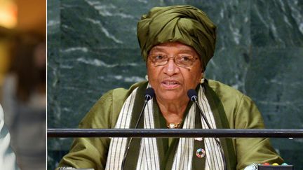 L'ancienne Première ministre néo-zélandaise Helen Clark et de l'ex-présidente du Liberia Ellen Johnson Sirleaf, prennent la tête d'un groupe indépendant chargé d'examiner le travail de l'OMS pendant la pandémie de coronavirus, le 9 juillet 2020.&nbsp; (DON EMMERT / AFP)