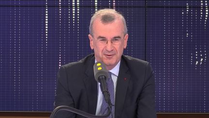 François Villeroy de Galhau, gouverneur de la Banque de France, le 8 novembre 2018. (RADIO FRANCE / FRANCEINFO)