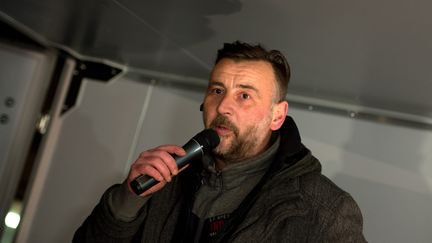 &nbsp; (Le dirigeant de Pegida avait expliqué avoir fait le cliché litigieux "chez le coiffeur" © Maxppp)