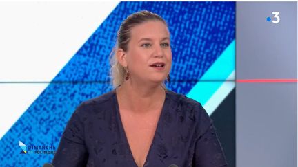 Mathilde Panot (CAPTURE D'ECRAN "DIMANCHE EN POLITIQUE" / FRANCE 3)