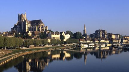 La ville d'Auxerre. (NICOLAS THIBAUT / AFP)