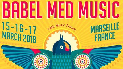 Détail de l'affiche de l'édition 2018 du festival marseillais Babel Med Music
 (DR)