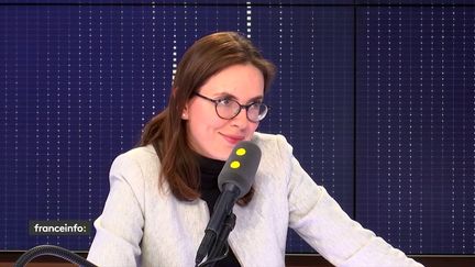 Amélie de Montchalin, députée LREM de l’Essonne, sur franceinfo, le 21 novembre 2018. (FRANCEINFO / RADIOFRANCE)